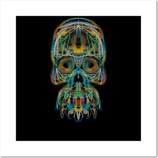 Electroluminated Skull - Original Posters and Art